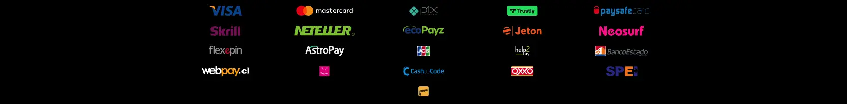 Boo Casino Payment Methods