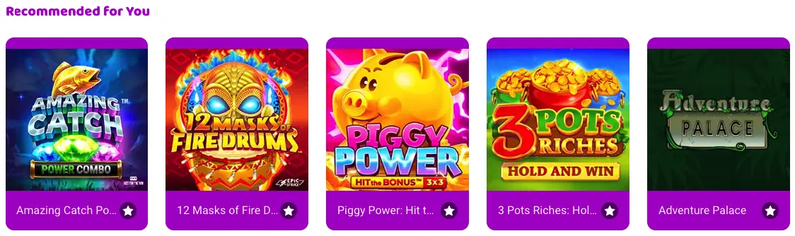 Boo Casino recommended slots